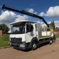 MERCEDES-BENZ ATEGO 816 POLE CARRIER CRANE