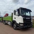 SCANIA G410 DROPSIDE CRANE DRAWBAR