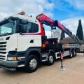 SCANIA R410 8X2 FLAT 82 TON CRANE