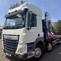 DAF CF 460 8X2 FLAT CRANE D/BAR