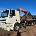 DAF 85 CF 380 6X2 FLAT CRANE