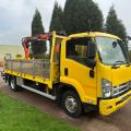 ISUZU F110 210 11 TON DROPSIDE CRANE