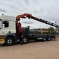 DAF CF 410 8X4 DROPSIDE CRANE