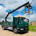 IVECO 180E25 18 TON DROPSIDE CRANE