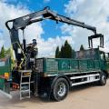 IVECO 180E25 18 TON DROPSIDE CRANE