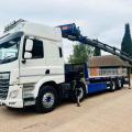 DAF CF 460 8X2 FLAT CRANE