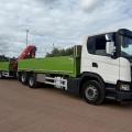 SCANIA G410 DROPSIDE CRANE DRAWBAR