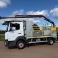 MERCEDES-BENZ ATEGO 816 POLE CARRIER CRANE