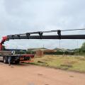 SCANIA G440 8X2 FLAT FASSI CRANE D/BAR