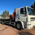 DAF 85 CF 380 6X2 FLAT CRANE