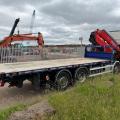 DAF CF 450 8X2 FLAT CRANE