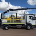MERCEDES-BENZ ATEGO 816 POLE CARRIER CRANE