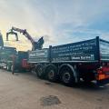 DAF XF 510 6X2 DROPSIDE CRANE D/BAR