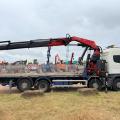 SCANIA G440 8X2 FLAT FASSI CRANE D/BAR