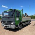 MERCEDES-BENZ ATEGO 1018 DROPSIDE CRANE
