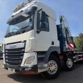 DAF CF 460 8X2 FLAT CRANE D/BAR