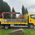ISUZU F110 210 11 TON DROPSIDE CRANE