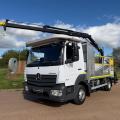 MERCEDES-BENZ ATEGO 816 POLE CARRIER CRANE