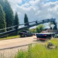 DAF CF 460 8X2 FLAT CRANE