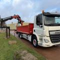 DAF CF 450 FAN 6X2 FLAT CRANE