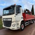 DAF CF 450 FAN 6X2 FLAT CRANE
