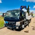 MITSUBISHI FUSO CANTER 7C15 DROPSIDE CRANE