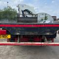 DAF CF 460 SPACE CAB 8X2 FLAT CRANE