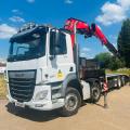 DAF CF 480 8X2 CHEESEWEDGE CRANE