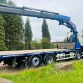DAF CF 460 8X2 FLAT CRANE