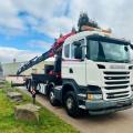 SCANIA R410 8X2 FLAT 82 TON CRANE
