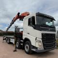 VOLVO FH 460 8X2 FLAT CRANE D/BAR