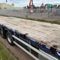 DAF CF 450 8X2 FLAT CRANE D/BAR