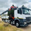 MERCEDES-BENZ AROCS 3243 8X2 DROPSIDE CRANE