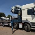 DAF CF 460 8X2 FLAT CRANE D/BAR