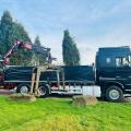 DAF XF 510 6X2 DROPSIDE CRANE D/BAR