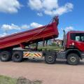 SCANIA P410 8X4 STEEL TIPPER