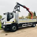 IVECO EUROCARGO 180E25 DROPSIDE CRANE