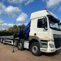 DAF CF 460 8X2 CHEESEWEDGE CRANE