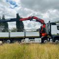 MERCEDES-BENZ AROCS 3243 8X2 DROPSIDE CRANE