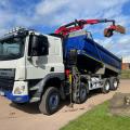 DAF CF 450 8X4 TIPPER GRAB