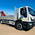 IVECO EUROCARGO 180 250 DROPSIDE CRANE