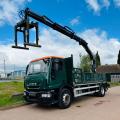 IVECO 180E25 18 TON DROPSIDE CRANE