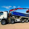 DAF CF 450 8X4 TIPPER GRAB CRANE