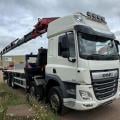 DAF CF 450 8X2 FLAT CRANE