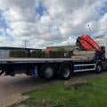 SCANIA G440 8X2 FLAT FASSI CRANE D/BAR