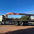 DAF 85 CF 380 6X2 FLAT CRANE