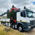 MERCEDES-BENZ AROCS 3243 8X2 DROPSIDE CRANE