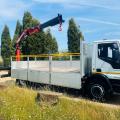 IVECO EUROCARGO 180E25 DROPSIDE CRANE