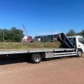 MITSUBISHI FUSO CANTER 7C18 7.5 TON FLAT CRANE