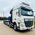 DAF CF 460 8X2 FLAT CRANE